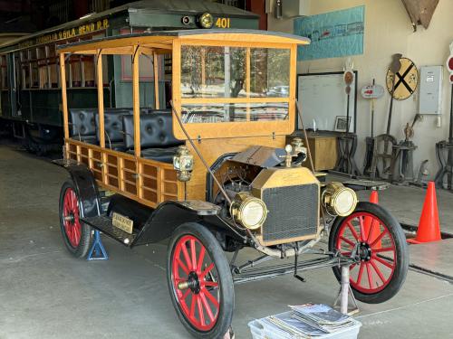 early station wagon at the Nevada State Railroad Museum in Carson City, Nevada